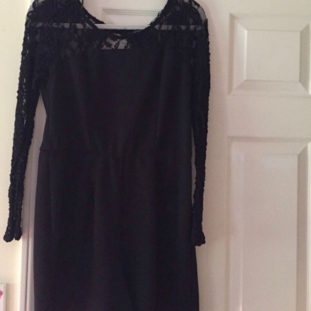 Forever 21 lace long sleeve romper